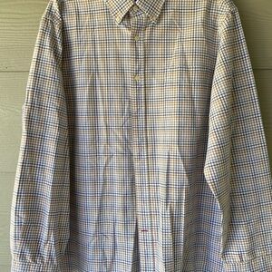 Men's Blue Checkered Shirt